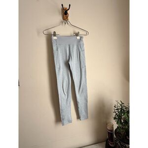 Athleta Girl Baby Blue Snowball Softluxe Tight Leggings Girl Med 8-10